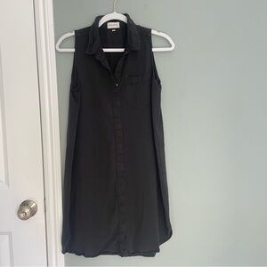 3 for $30 | Thread & Supply Black Button Up Sleeveless Midi Shirt Dress